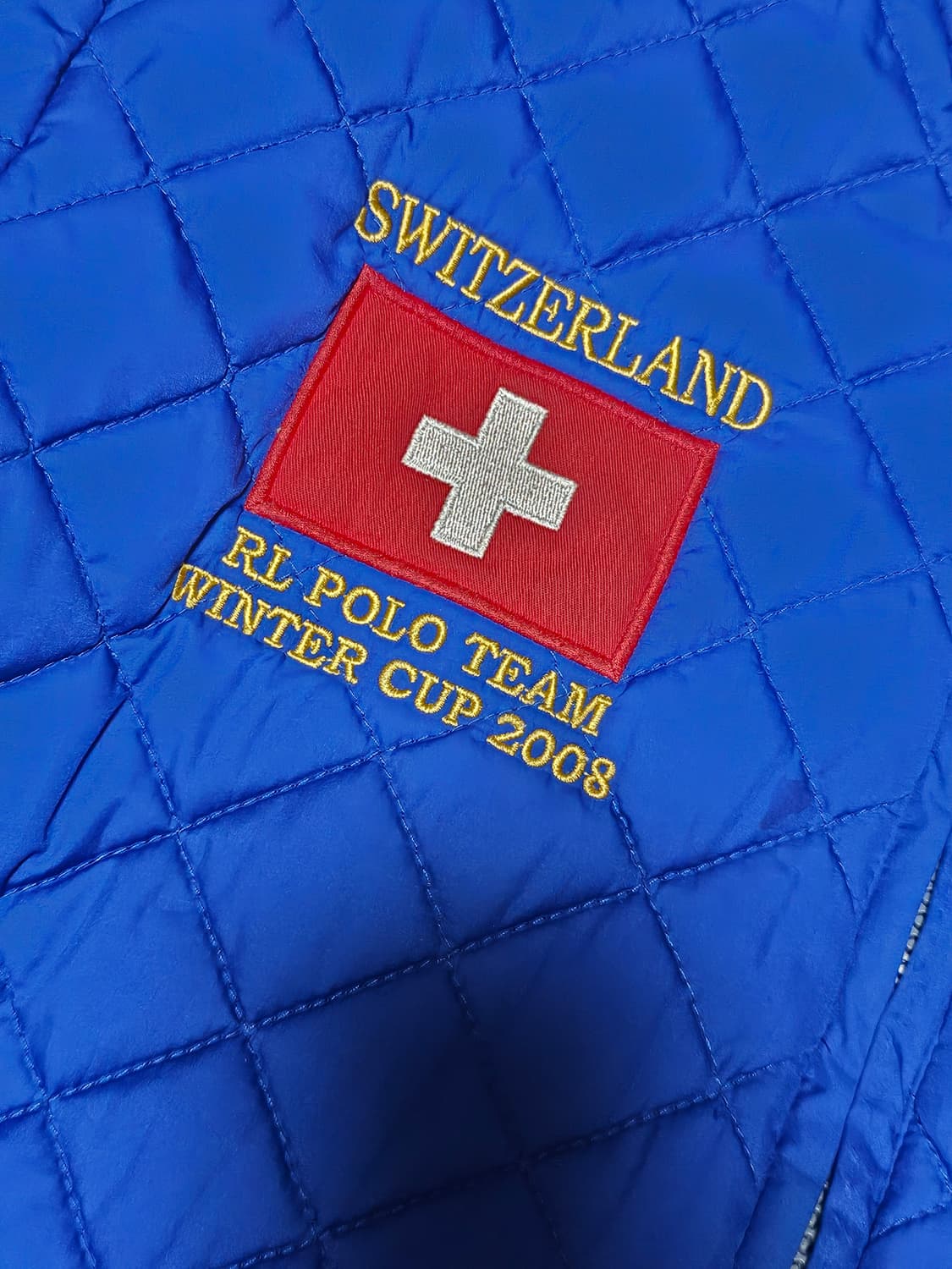 (하자o)폴로 랄프로렌 스위스 크래프트 퀼팅 리버시블 자켓 상품이미지4