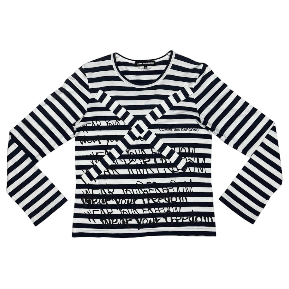 2015 꼼데가르송 너의 자유를 입어 롱슬리브 티셔츠 상품이미지1