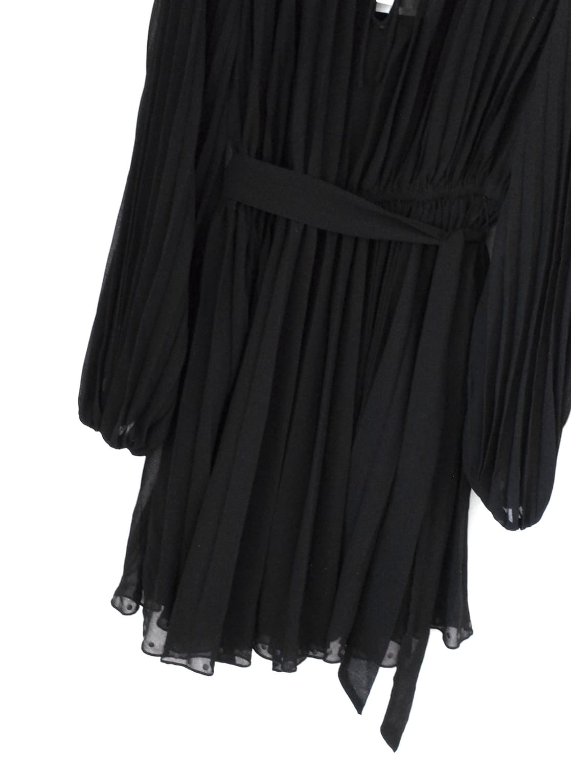 [택O새상품] 자라 블랙 벨트 플리츠 원피스 상품이미지2