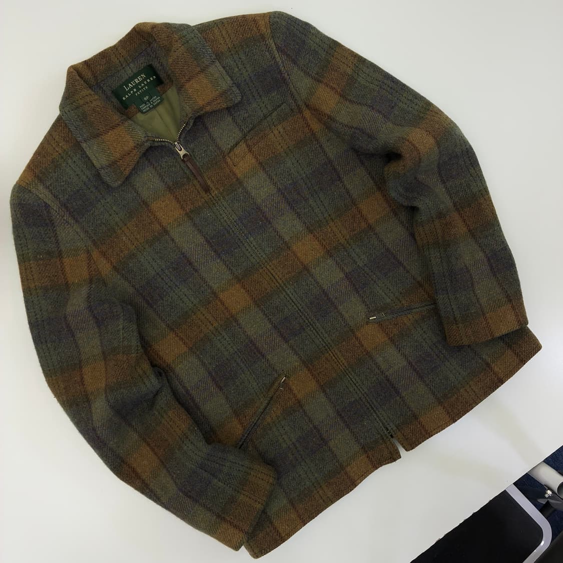 Lauren   로렌 랄프로렌 울 체크 블레이져 자켓 상품이미지2