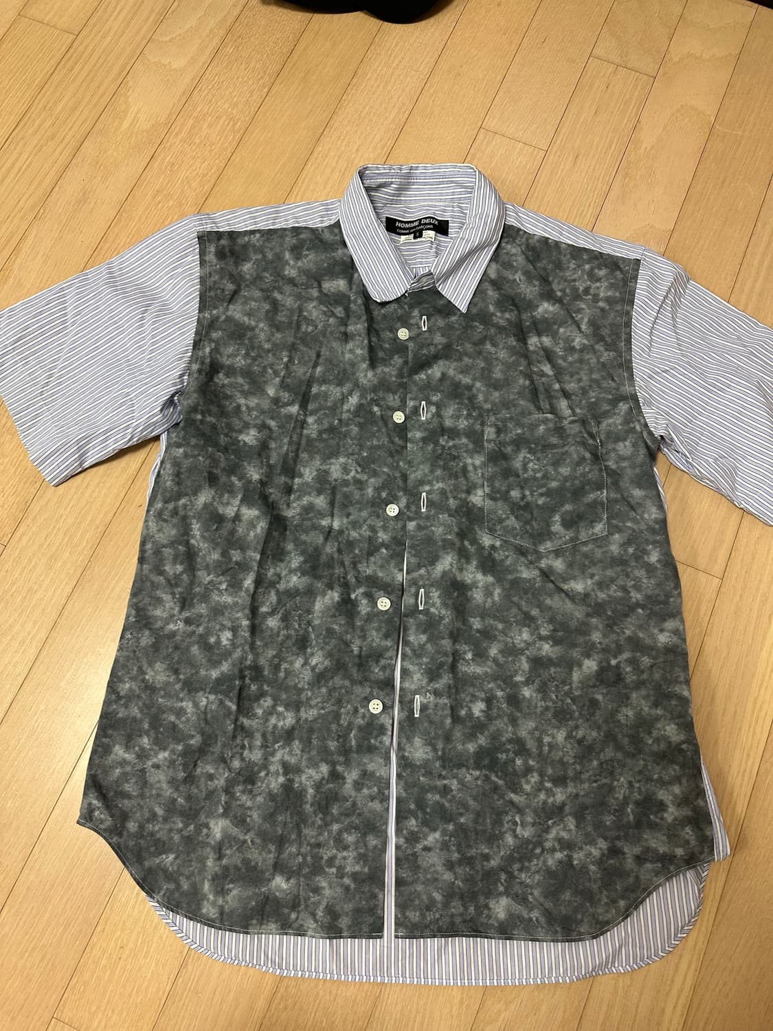 [S] 꼼데가르송 옴므플러스 카모셔츠 상품이미지1