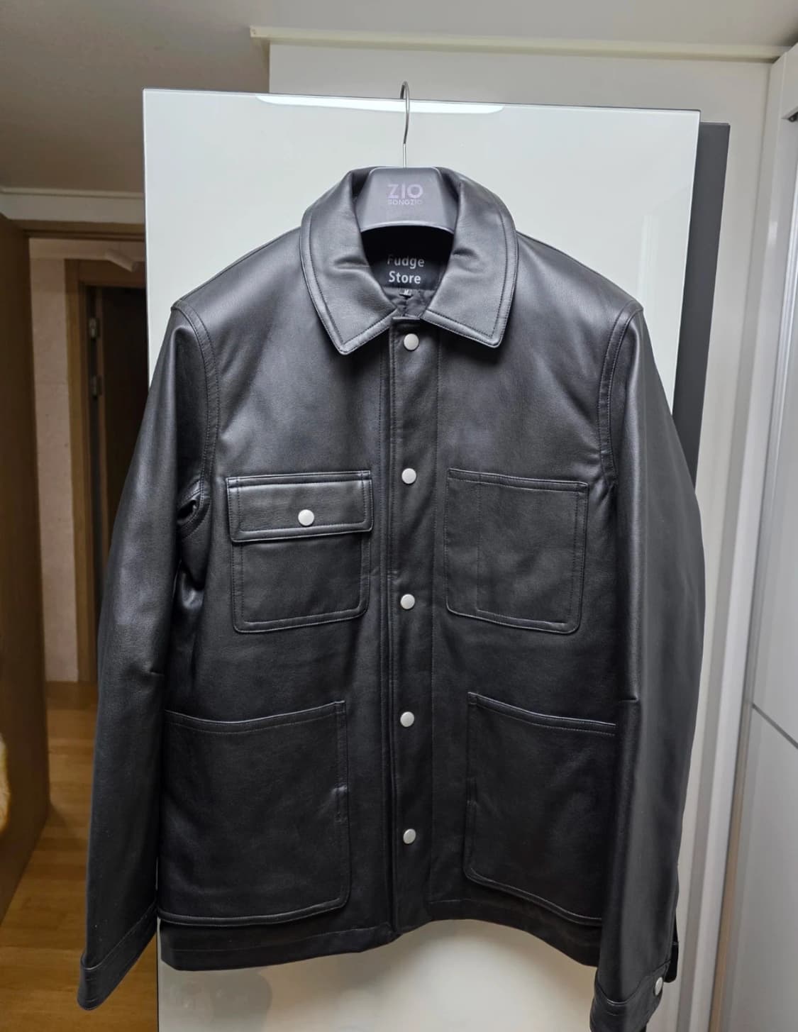 블랙 가죽 자켓 100 상품이미지1