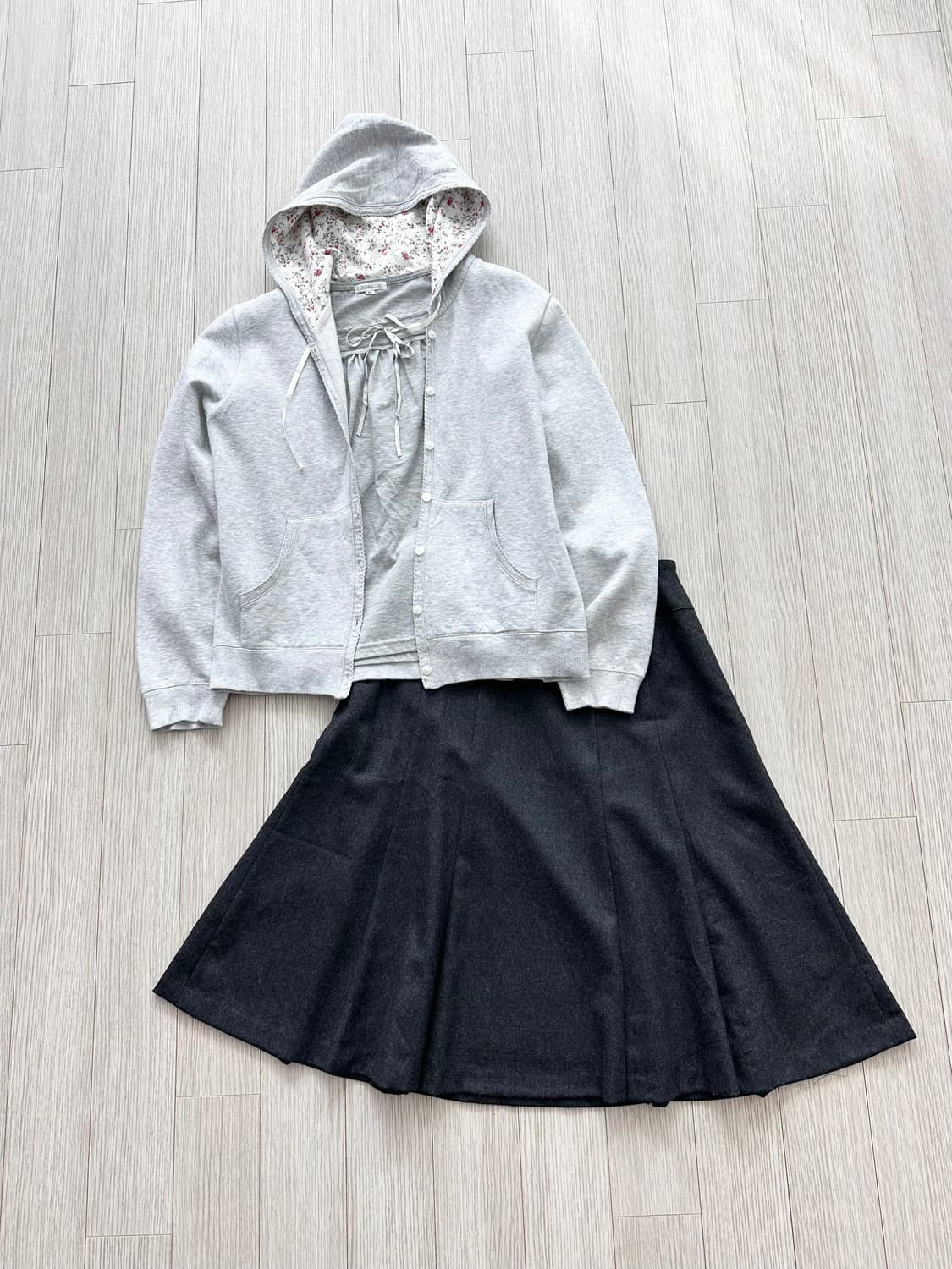 jpn 하구미 스즈코 히피 모리걸 레이어드 코디세트 상품이미지1