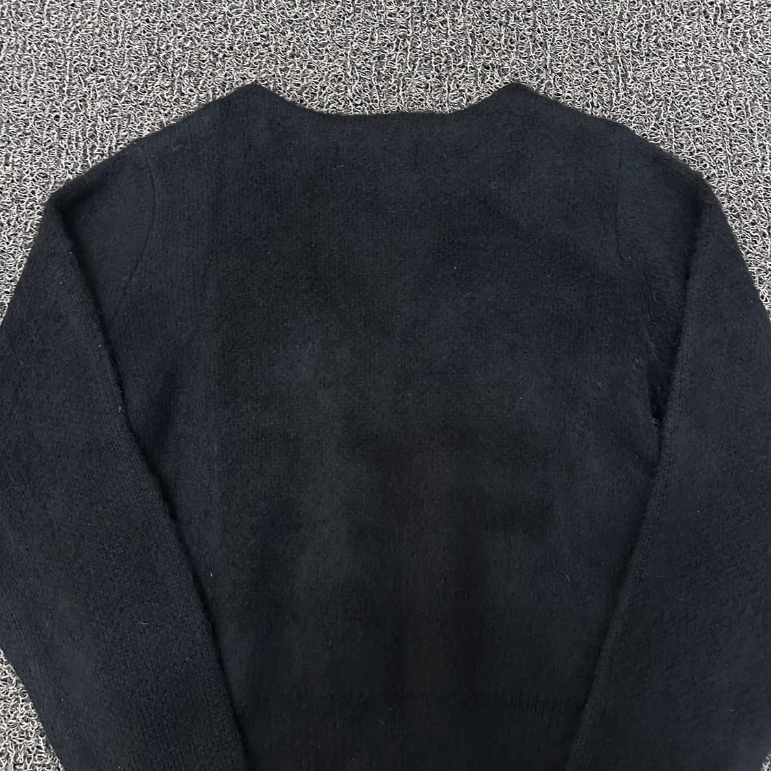 [새상품] 곤니치와봉쥬르 여성 가디건 니트 블랙  상품이미지6