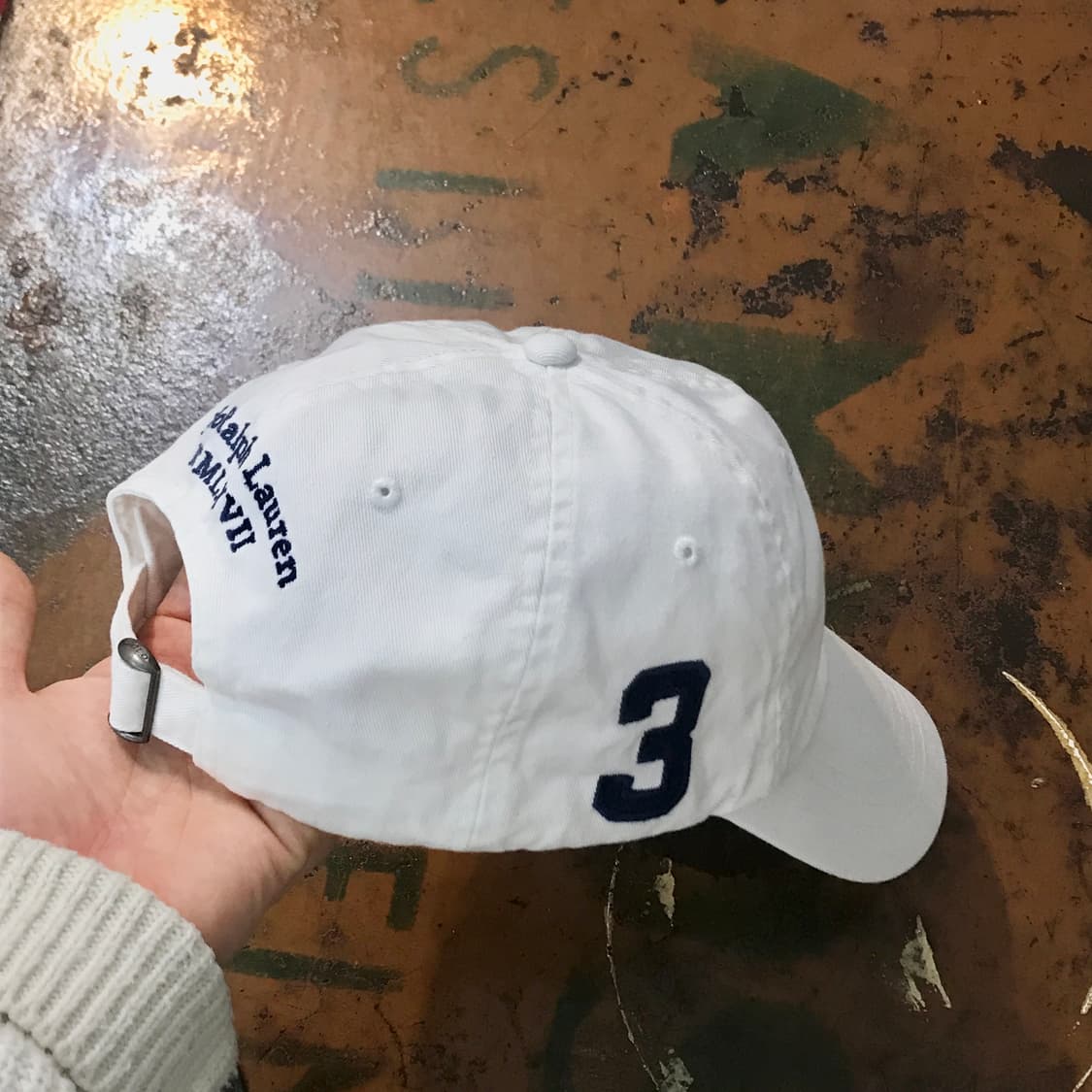 폴로랄프로렌 화이트 볼캡 남녀공용 상품이미지3