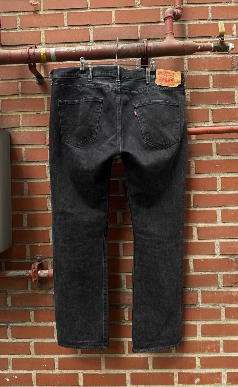 리바이스 501 흑청 38/32 버튼플라이 멕시코 상품이미지9