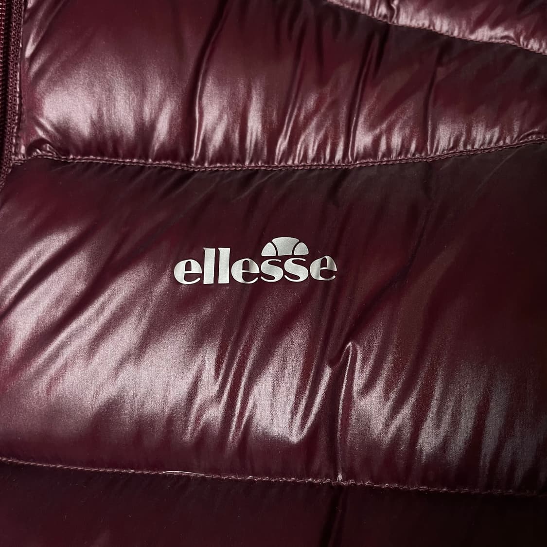 엘레쎄 버건디 구스 다운 패딩 XXL 상품이미지4