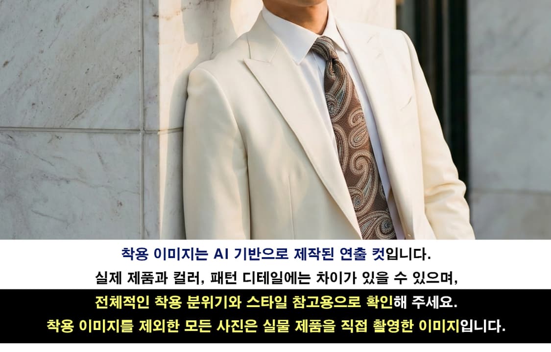 브리오니 실크 브라운 페이즐리 넥타이 9.2cm S~A+등급 e907 상품이미지3