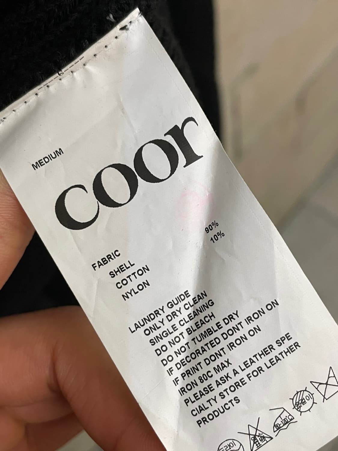 쿠어 브이넥 헤비 코튼 가디건  상품이미지6