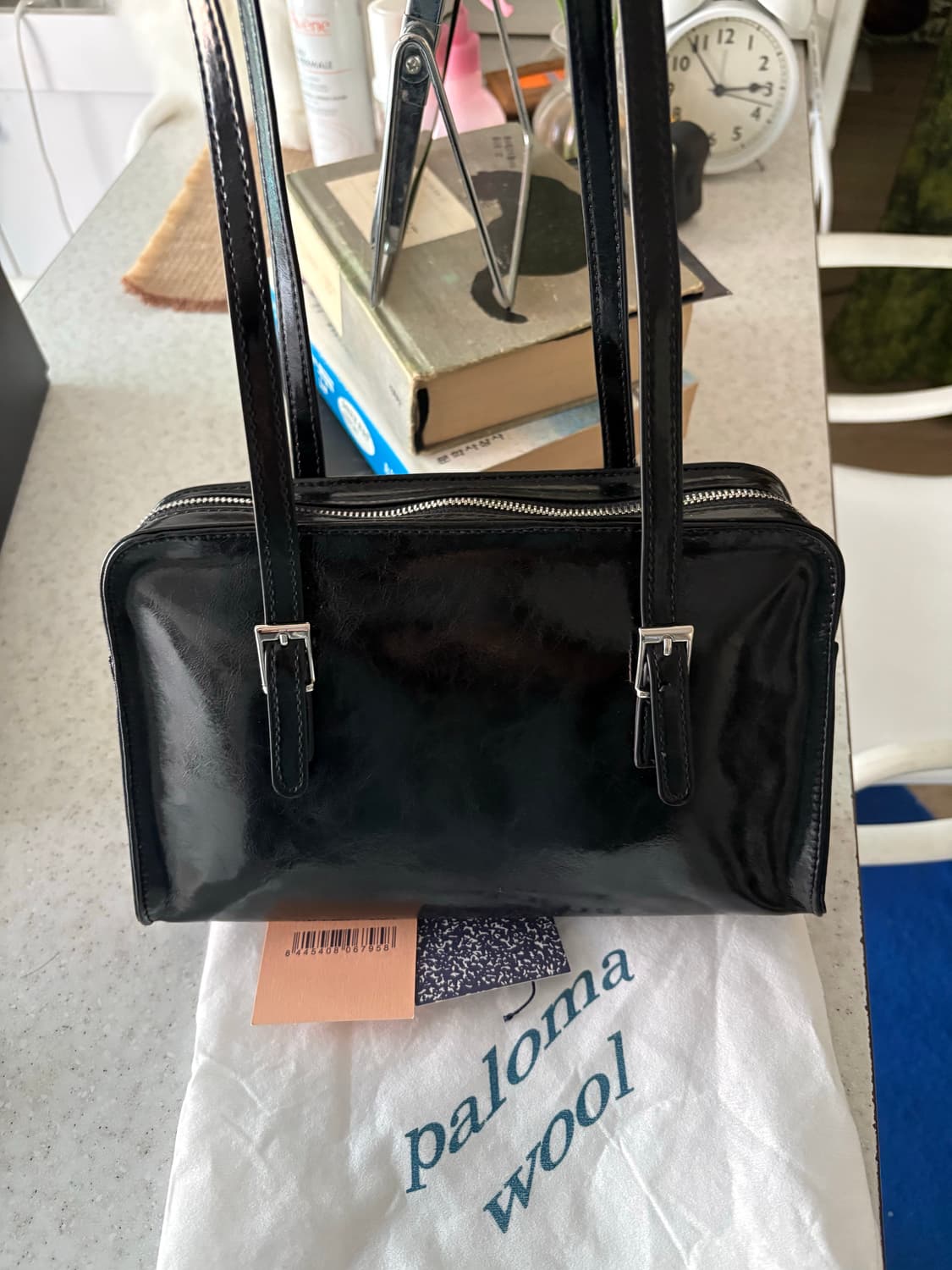 팔로마울 카예타노 스퀘어 숄더백 블랙 상품이미지2