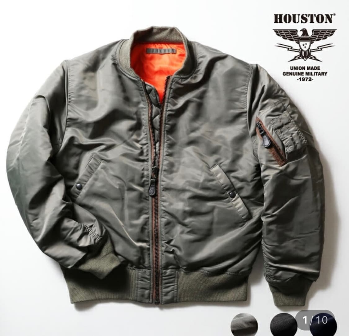 일본 휴스톤사 houston사  항공점퍼 ma-1 / ma1 새상품 상품이미지1