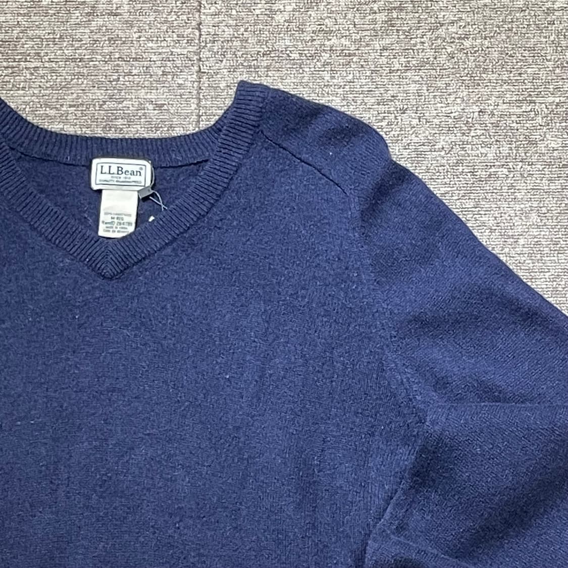 (M) L.L.Bean 엘엘빈 울 브이넥 니트 상품이미지4