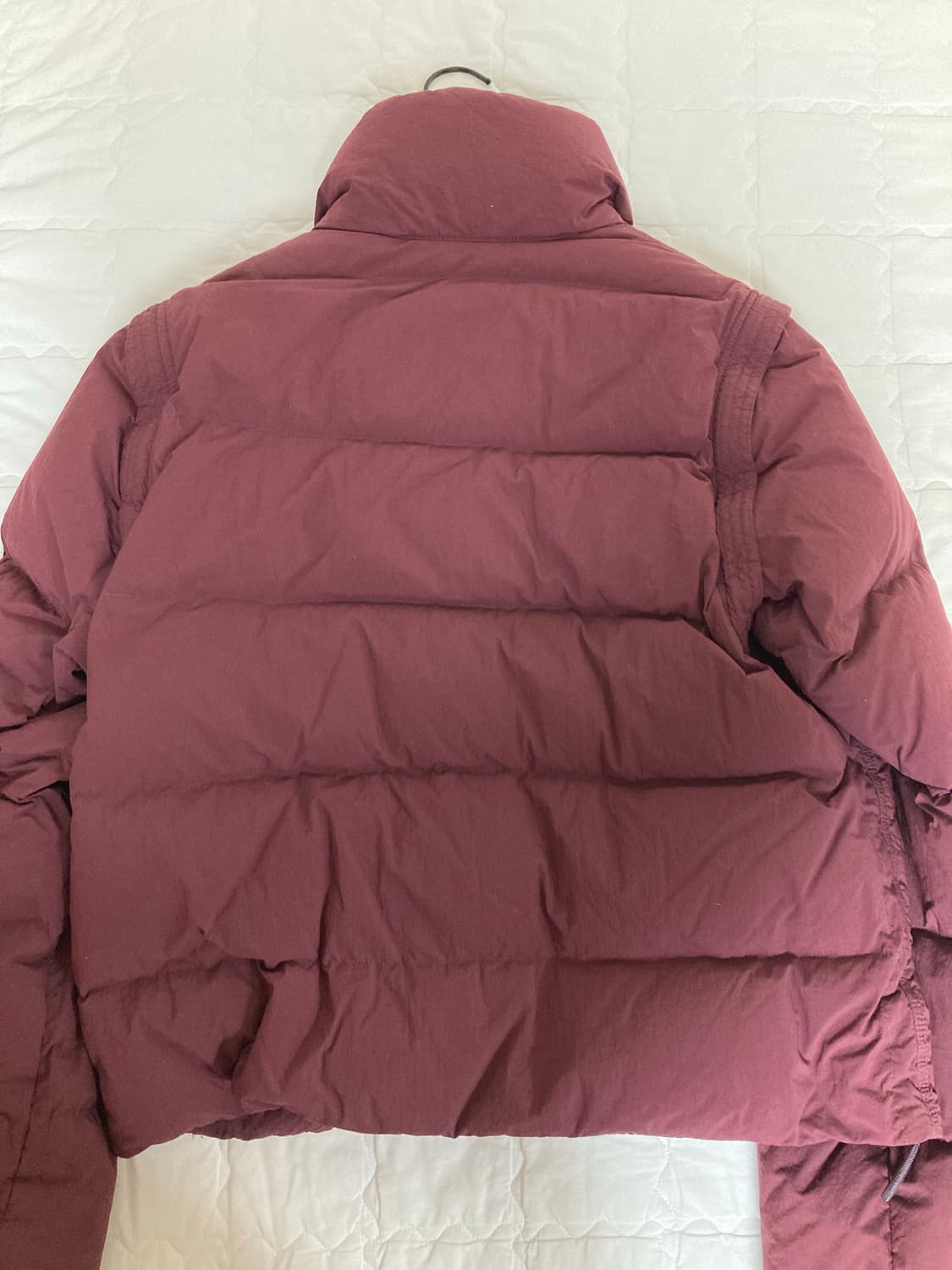 텐씨 투웨이 패딩 버건디 상품이미지3