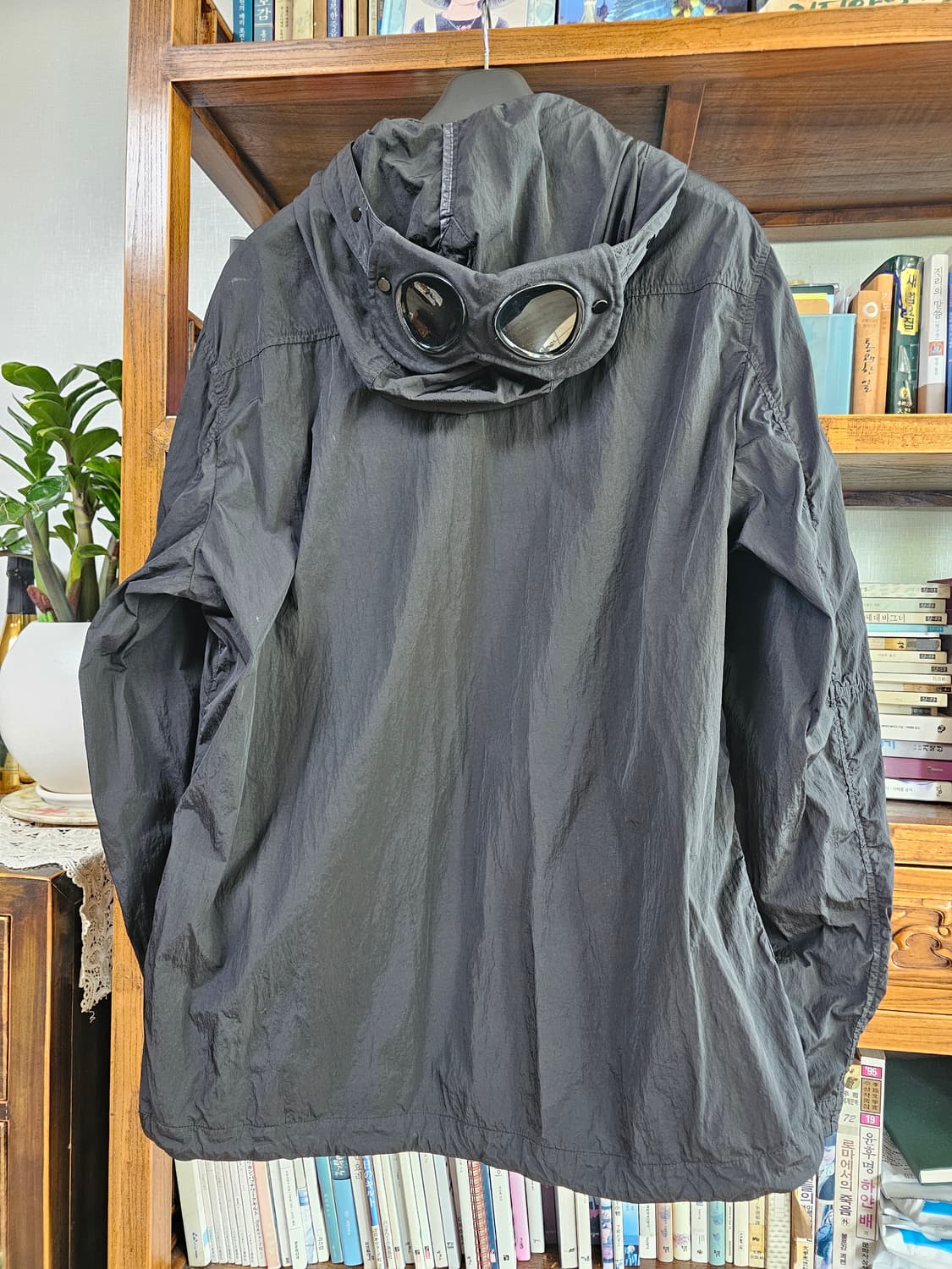 xxl 나일론 씨피 CP컴퍼니 고글 나일론 바람막이 자켓 블 상품이미지2