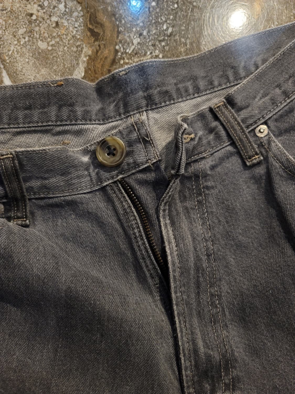 더블알엘 흑청 (다크그레이) 데님팬츠  상품이미지10