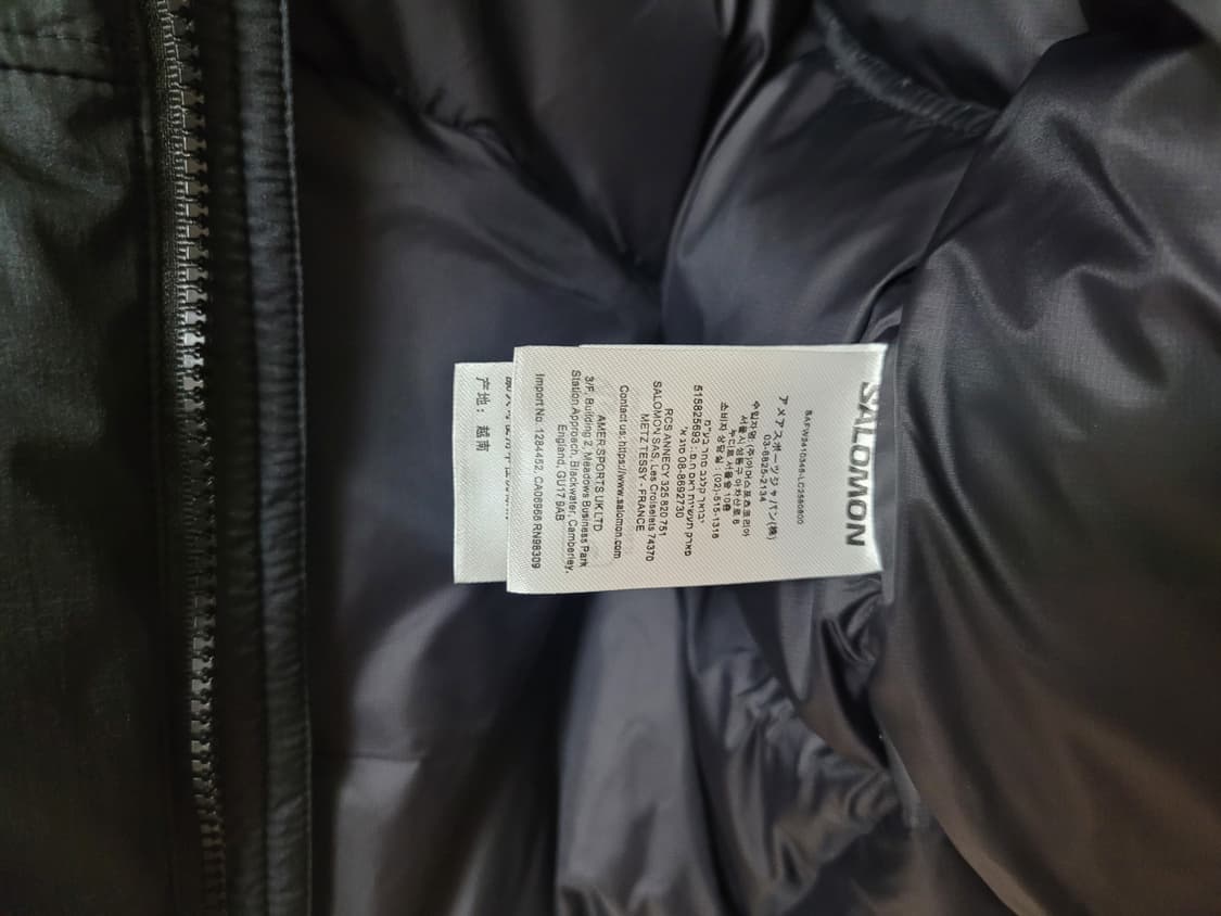 살로몬 컨투어 다운 패딩 M 상품이미지4