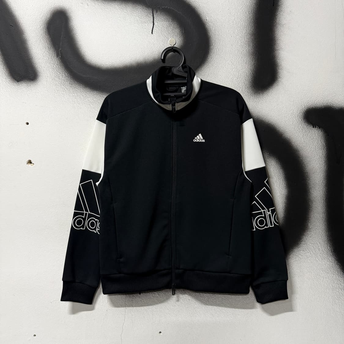 아디다스 올드스쿨 범고래 배색 투웨이 집업 져지 자켓 상품이미지1