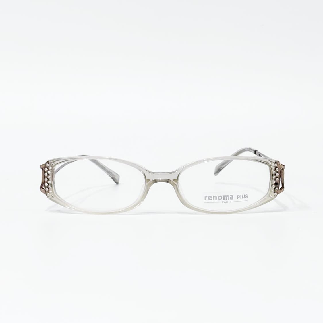 RENOMA 클리어 큐빅 뿔테 데드스탁 빈티지안경 상품이미지1