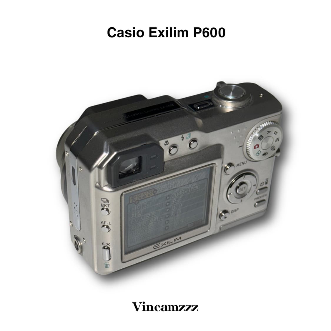 [강추] Casio 카시오 엑슬림 EX-P600 (캐논 렌즈) 상품이미지9