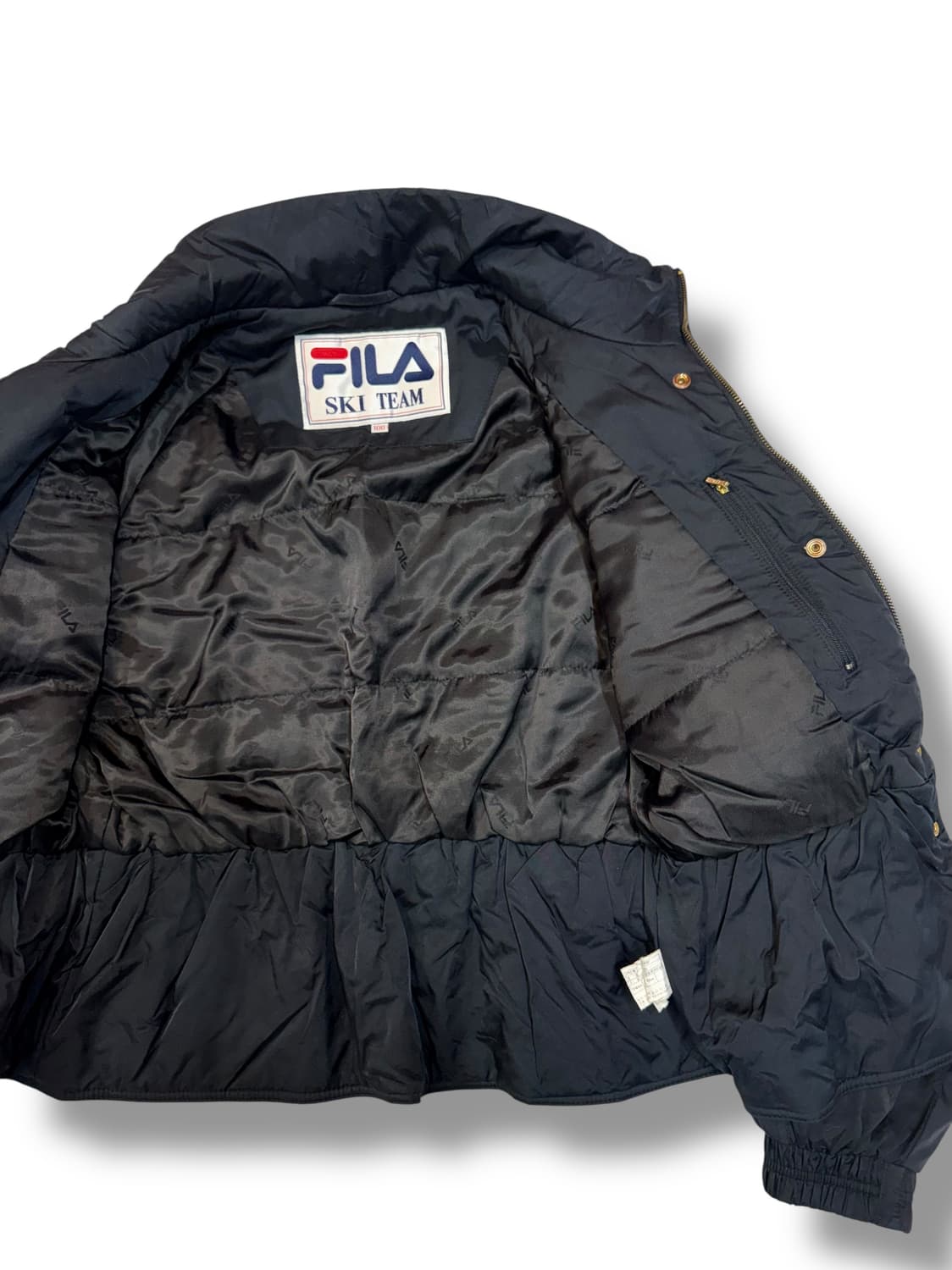 90s 휠라 우먼스 스키팀 숏 자켓 (L)    상품이미지6