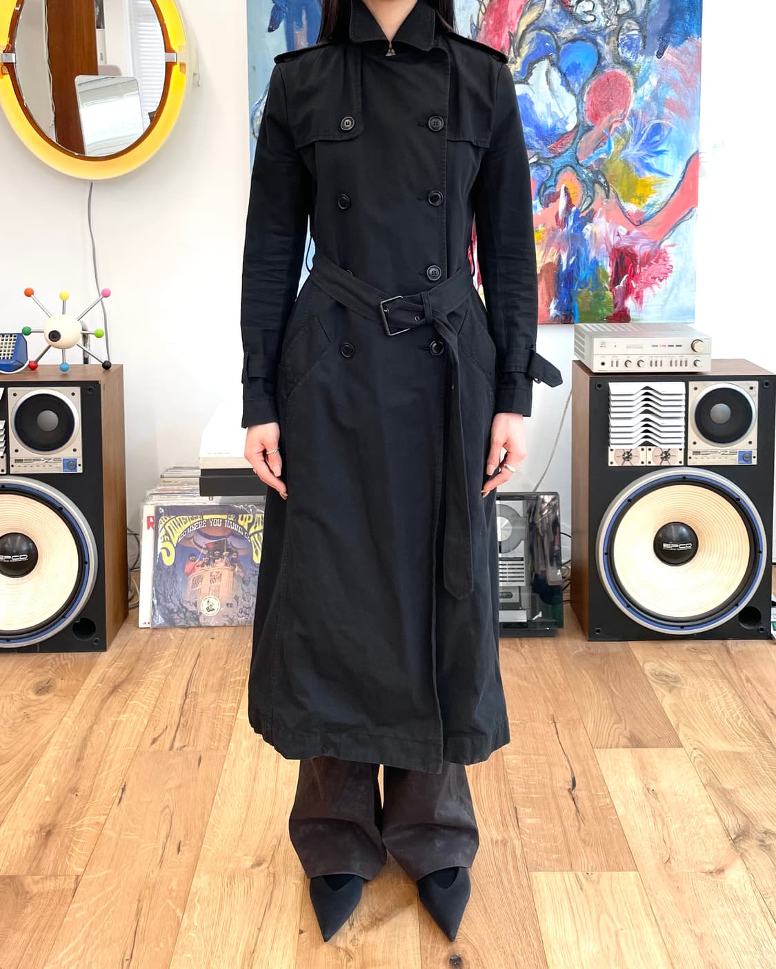 [36] 이자벨마랑 워시드 코튼 트렌치 코트 상품이미지3