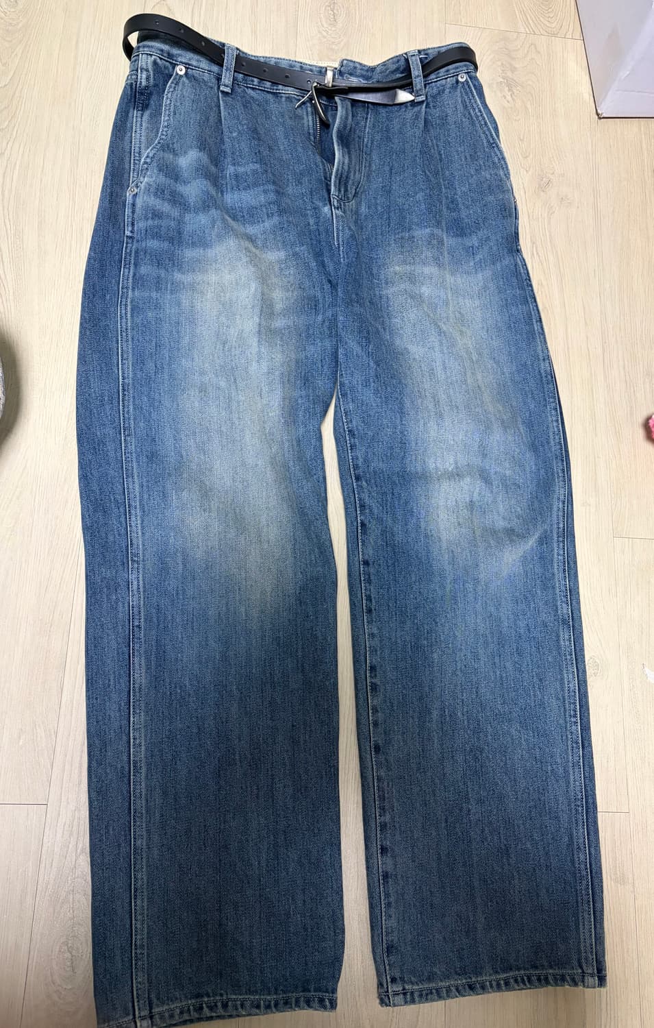 러프사이드 드레이프 데님 미디엄블루(1) 상품이미지3