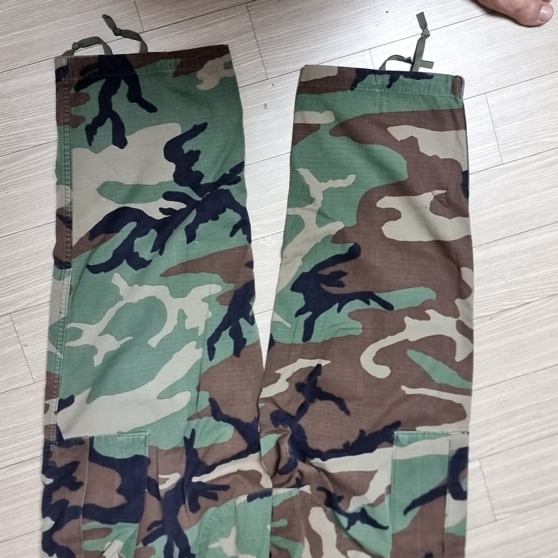 미군 우드랜드 카모 밀리터리 카고 바지(라지숏) 상품이미지3