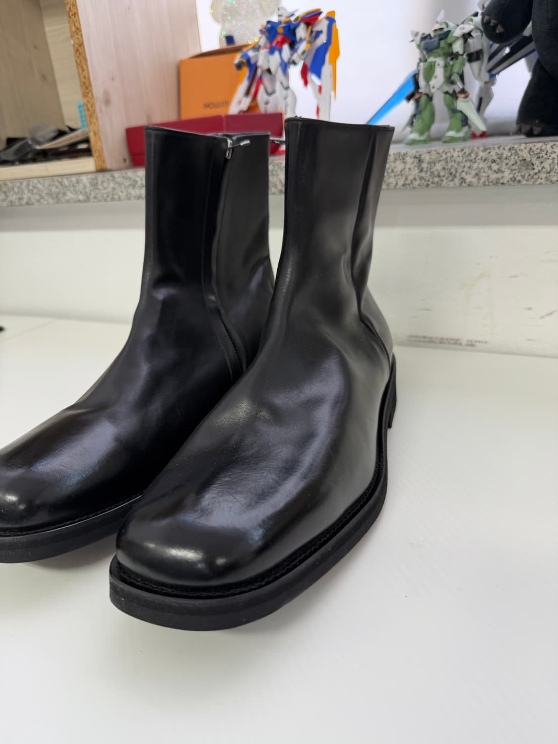 새제품) 조셉트 블랙 가죽 첼시 부츠 280 상품이미지2