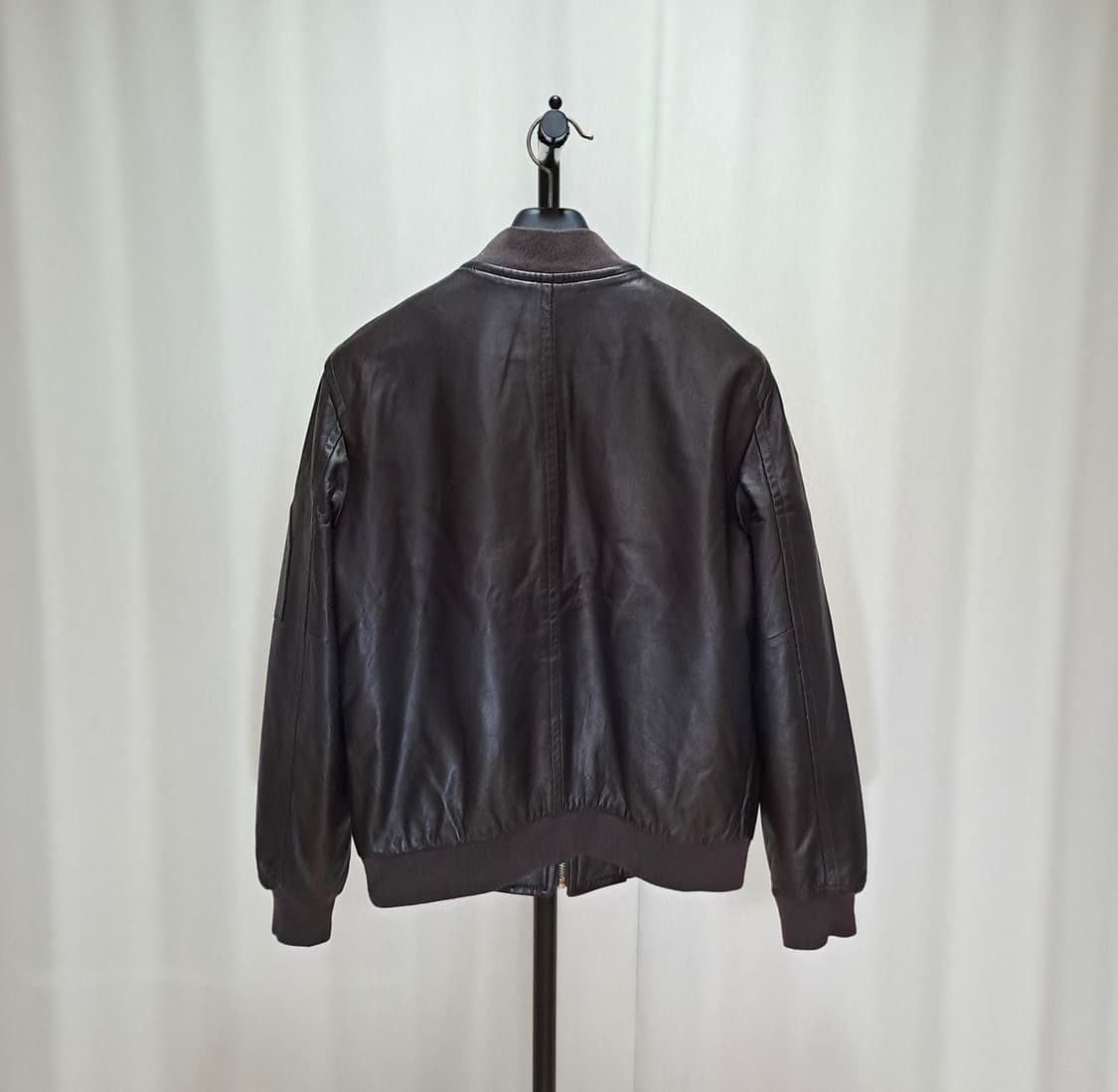 (택포) 헤스티지 양가죽 마원 블루종 105 B558 상품이미지4