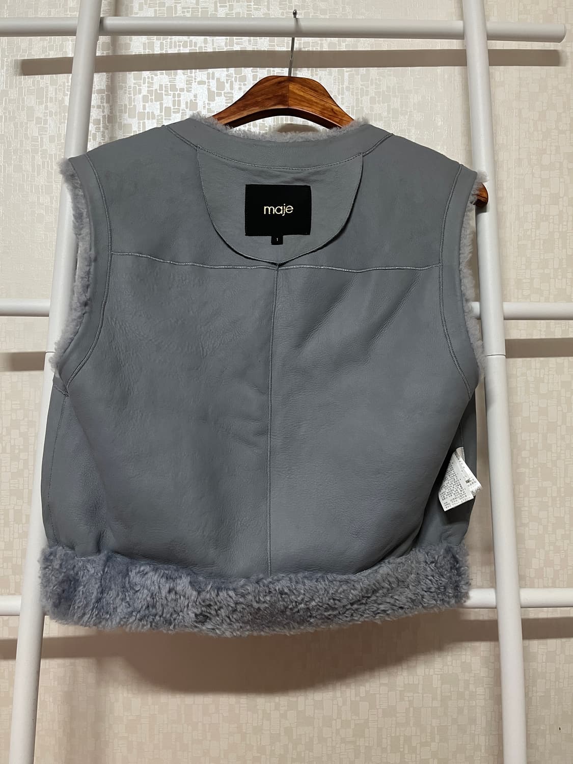 마쥬 리얼양털 조끼 상품이미지6
