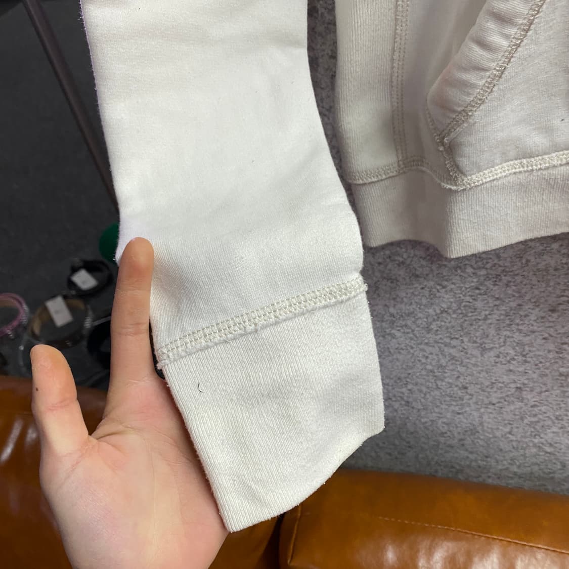 아베크롬비 빈티지 투웨이 크림 후드집업 B4290 상품이미지4