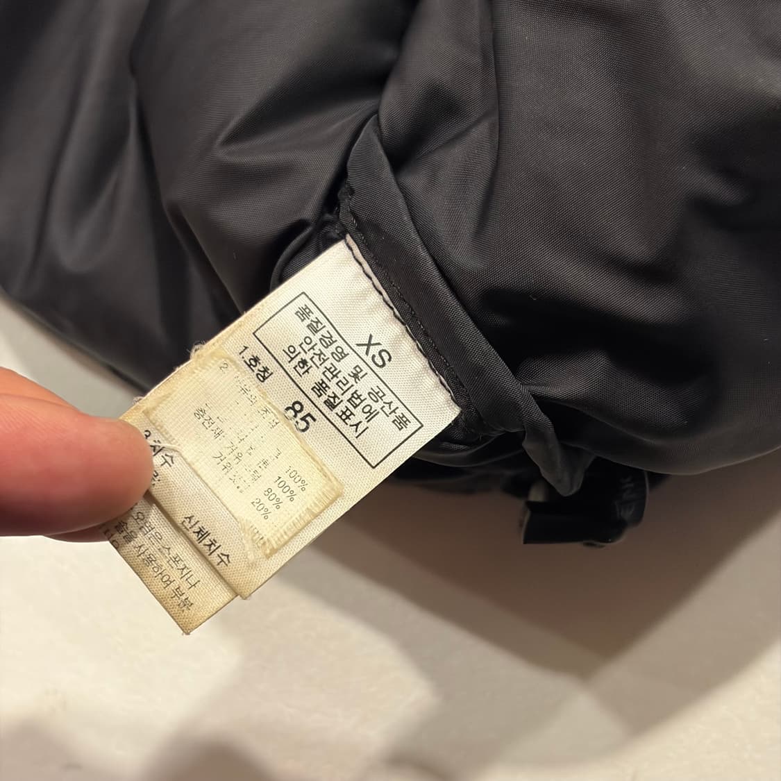 [85] 노스페이스 700 다운 눕시 블랙 패딩 B834 상품이미지7