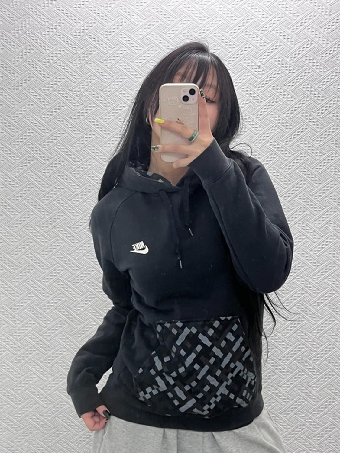 나이키 캐주얼 체커보드 후드티 90 C05534 상품이미지1