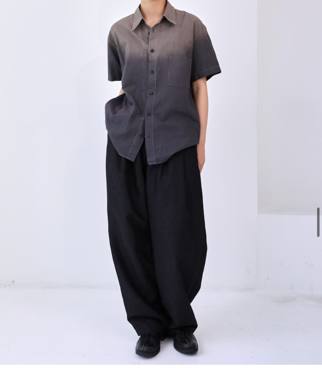 음양 셔츠 eyc  Natural dyeing half shirt 상품이미지3