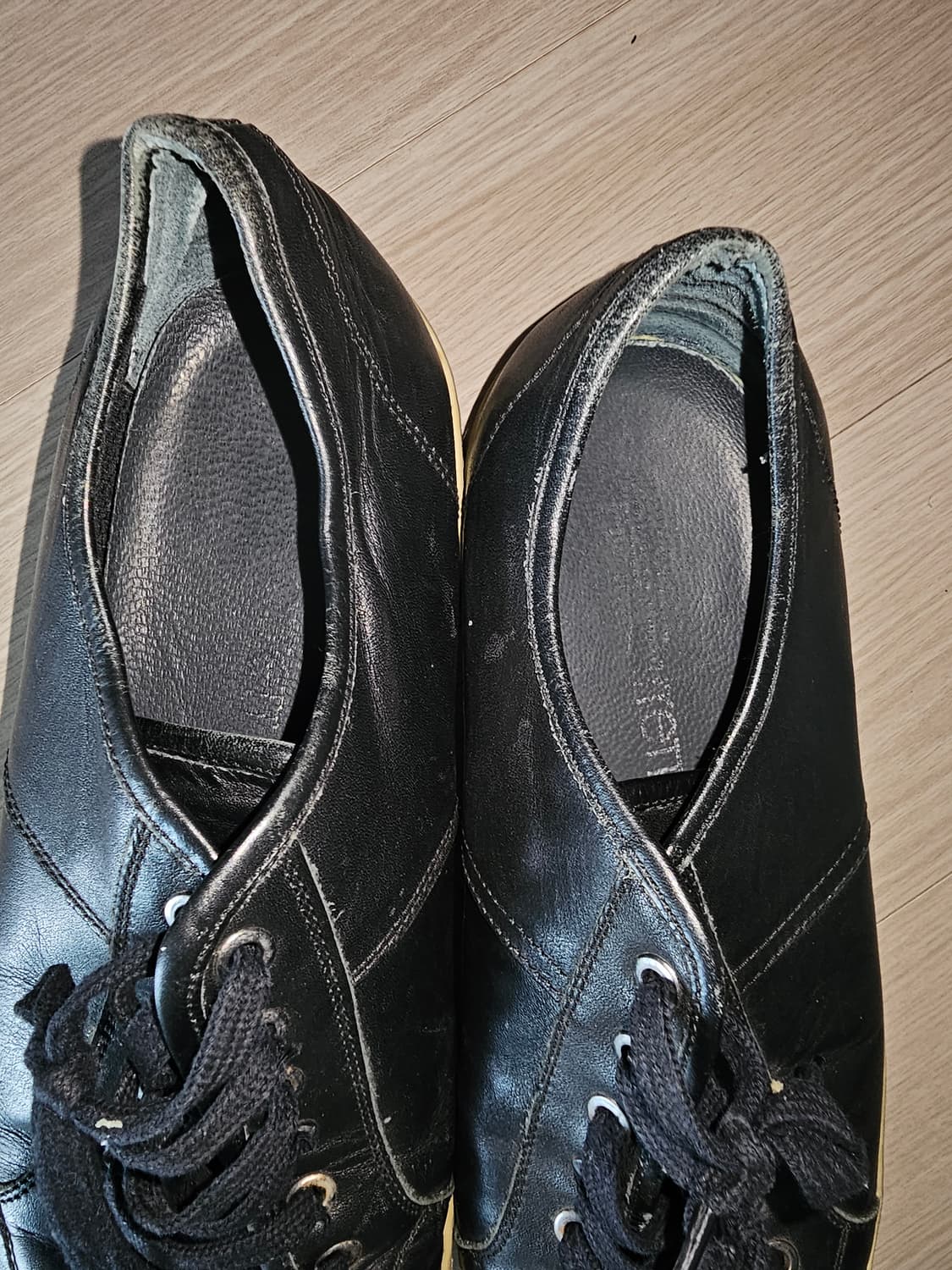 닐바렛 블랙가죽 스니커즈 상품이미지7