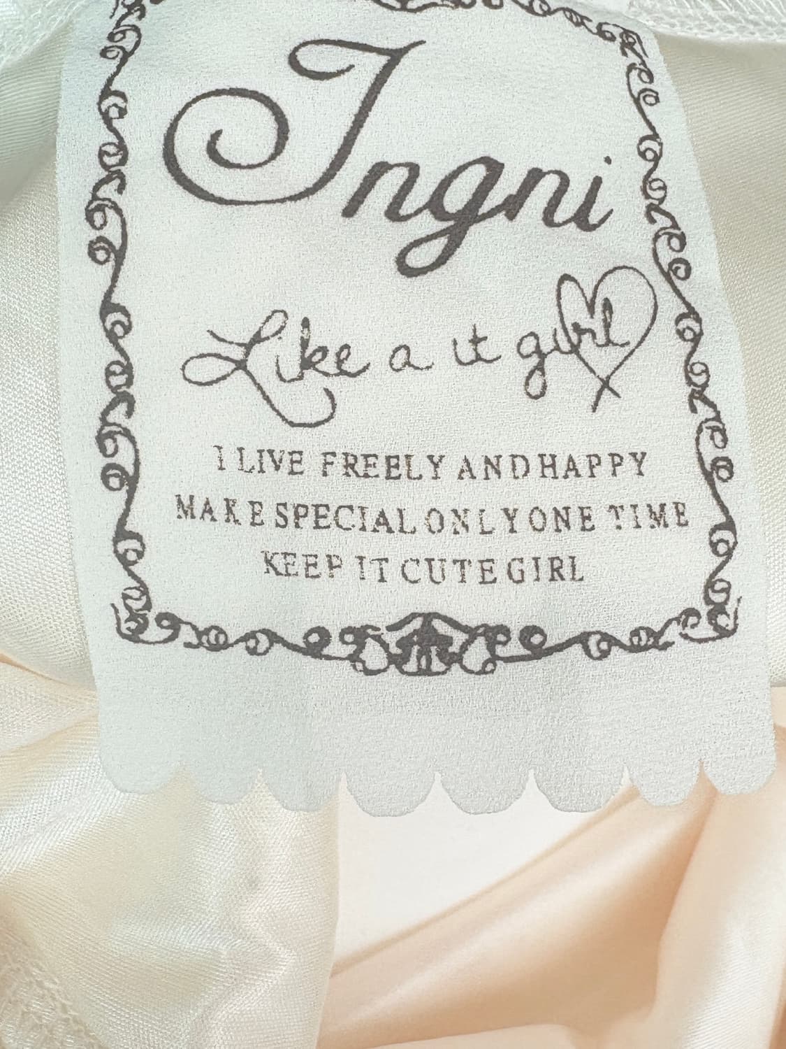 Ingni 아이보리 레이스 슬리브리스 상품이미지3