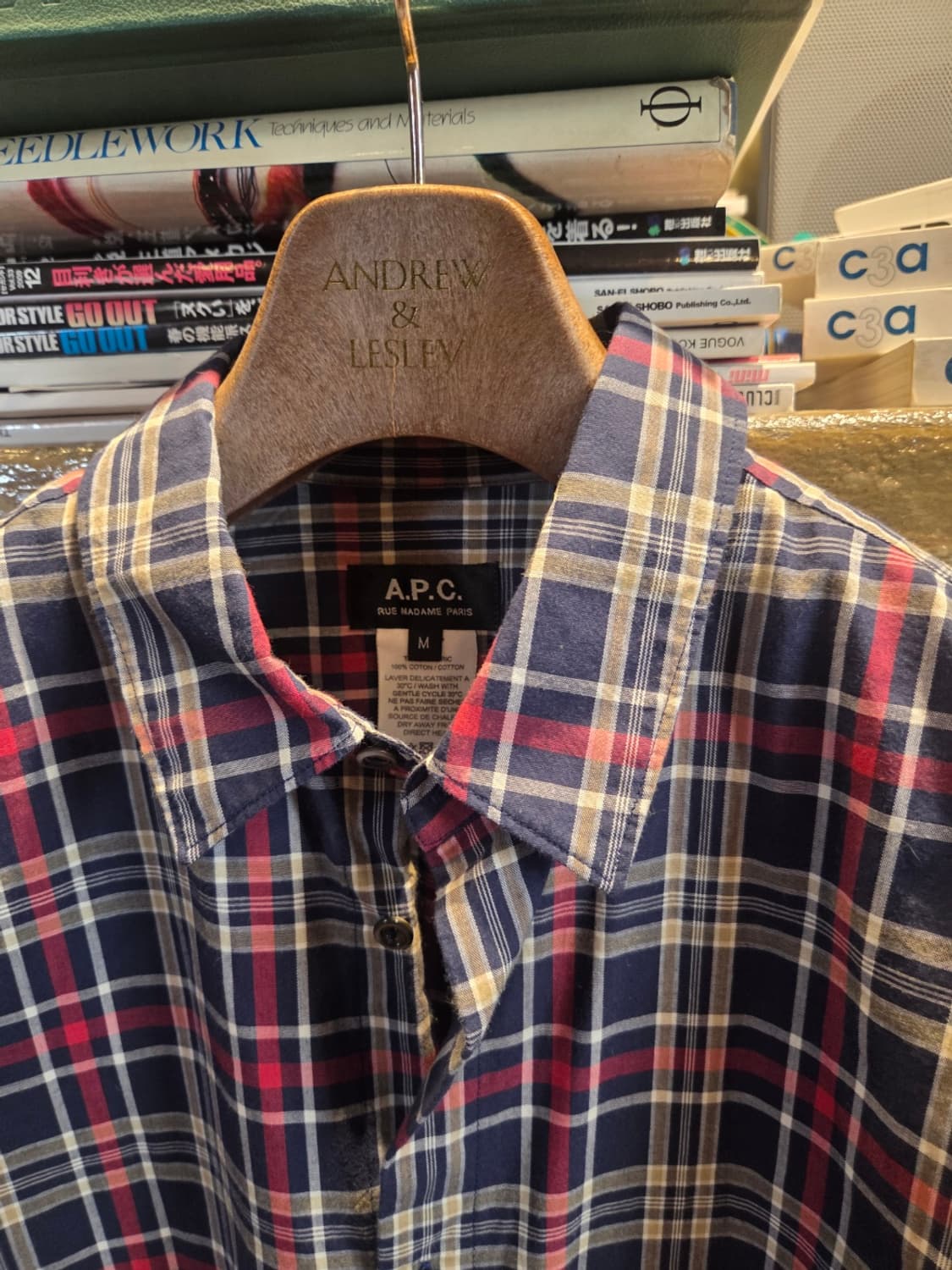 아페세 마드라스 셔츠 상품이미지2