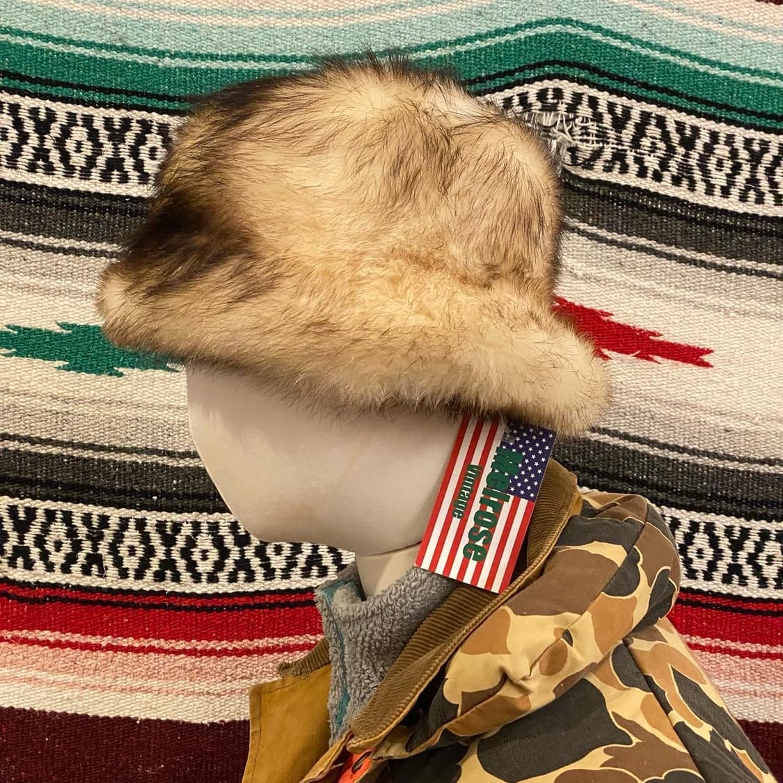 90s USA 오리지널 밍크 벙거지모자 상품이미지5