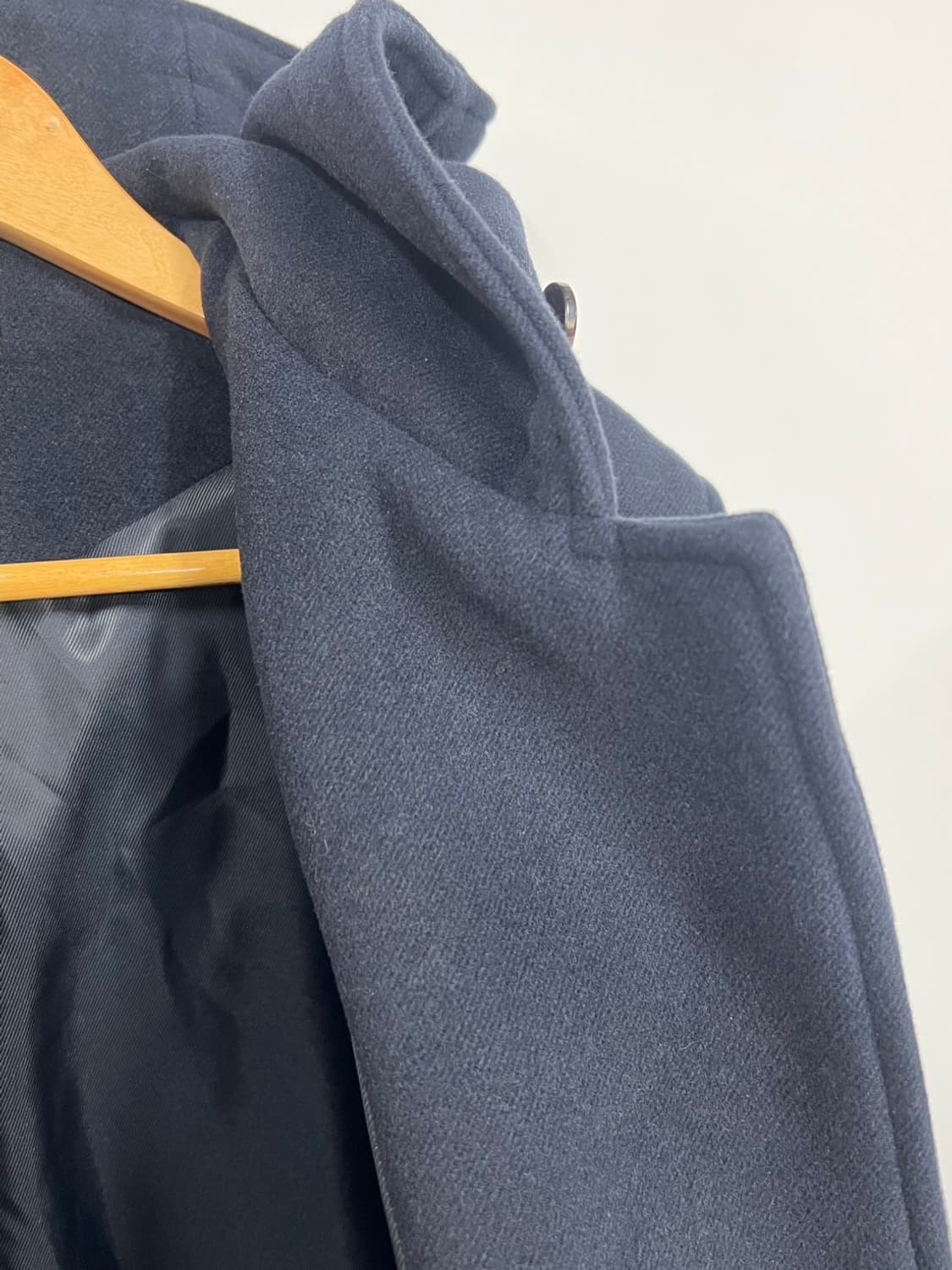 파르티멘토 후드 네이비 숏 떡볶이 코트 상품이미지4