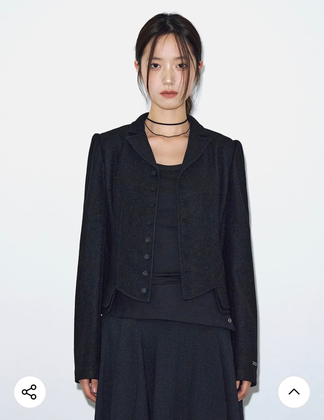 헬레네파리스 울 피티드 승마 재킷 블랙 상품이미지2