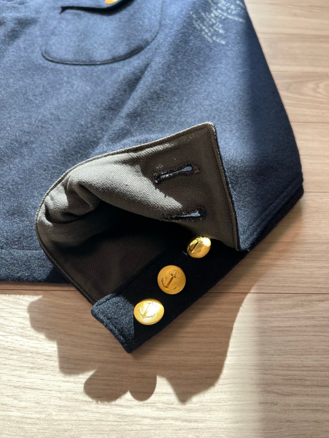 스웨덴 해군 울 세일러 자켓 / 네이비 / L 상품이미지5