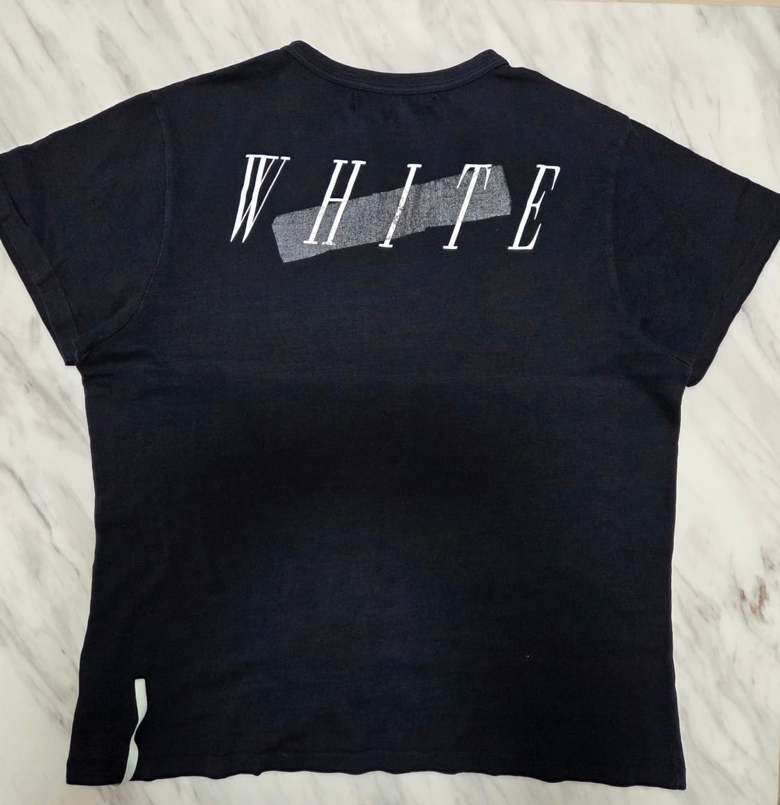 오프화이트락 미러 반팔 티셔츠 상품이미지2