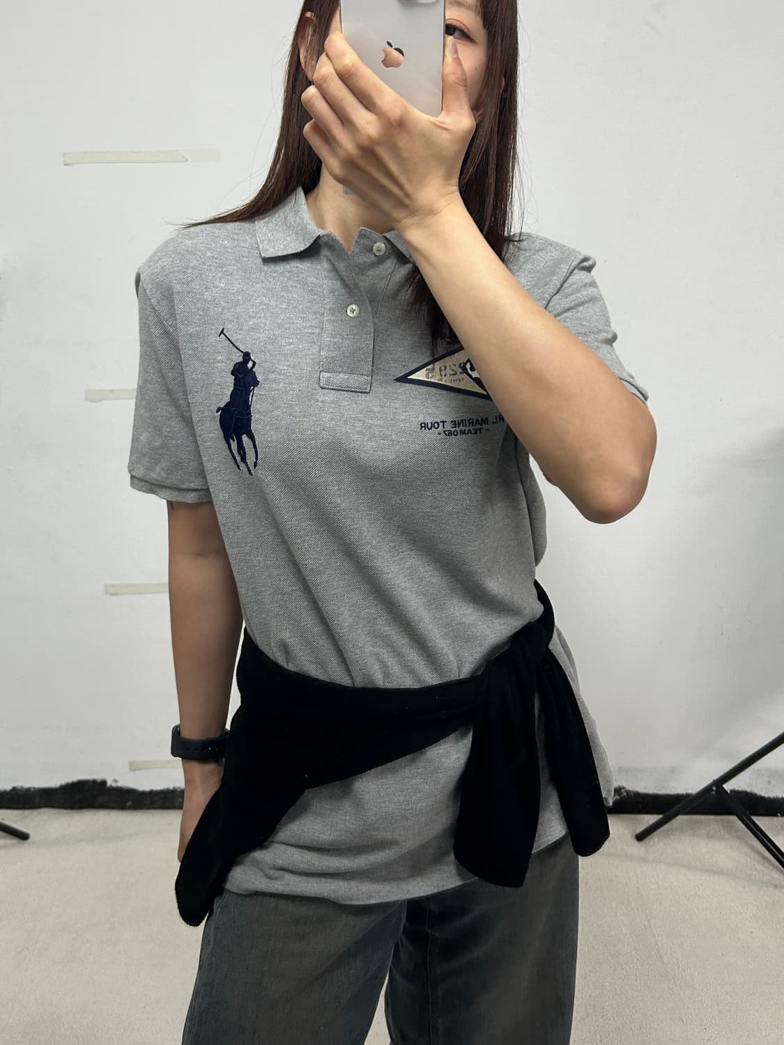 폴로 랄프로렌 빅포니 요트 클럽 폴로 셔츠 그레이 상품이미지2