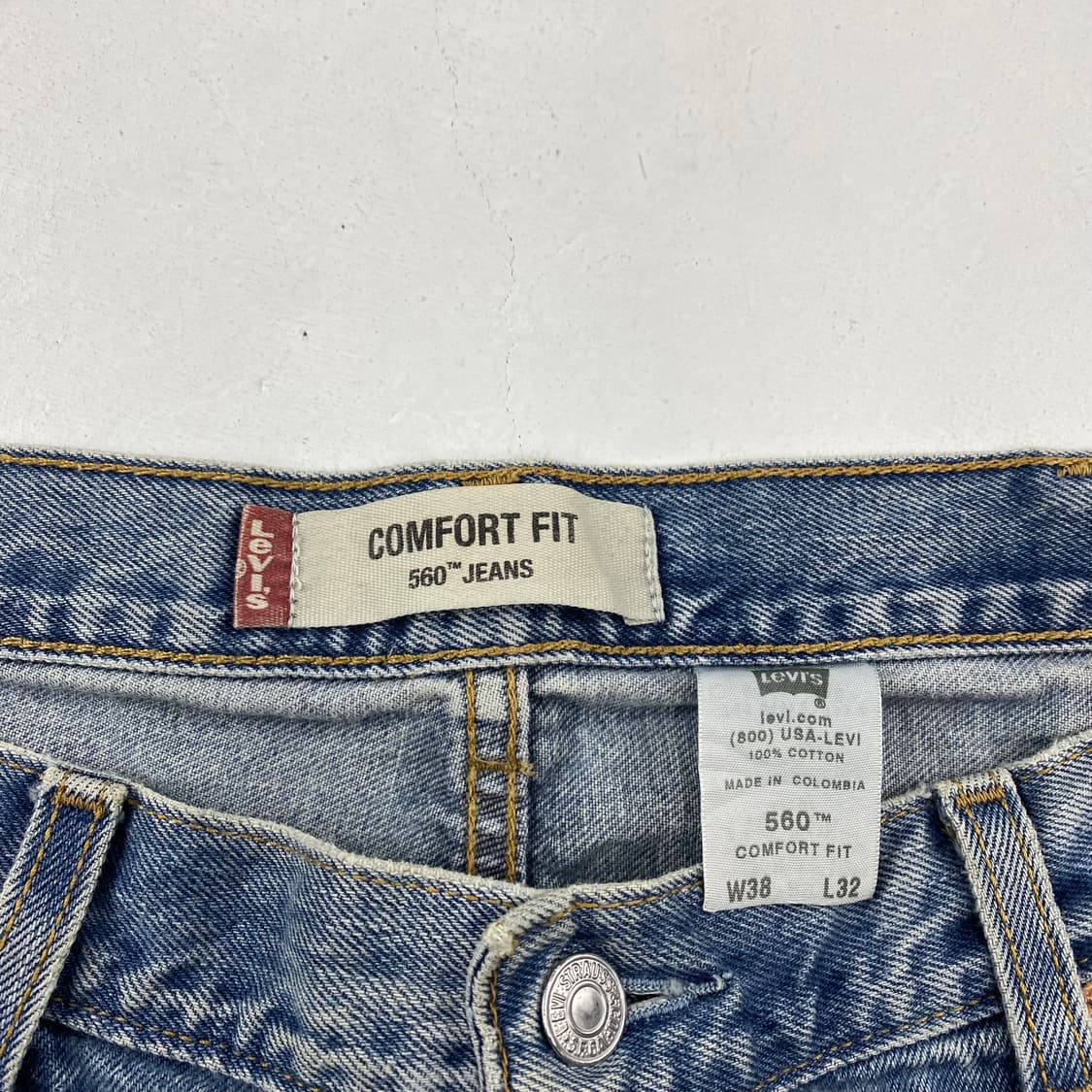 리바이스 560 빈티지 와이드 데님 진 (37) 상품이미지10