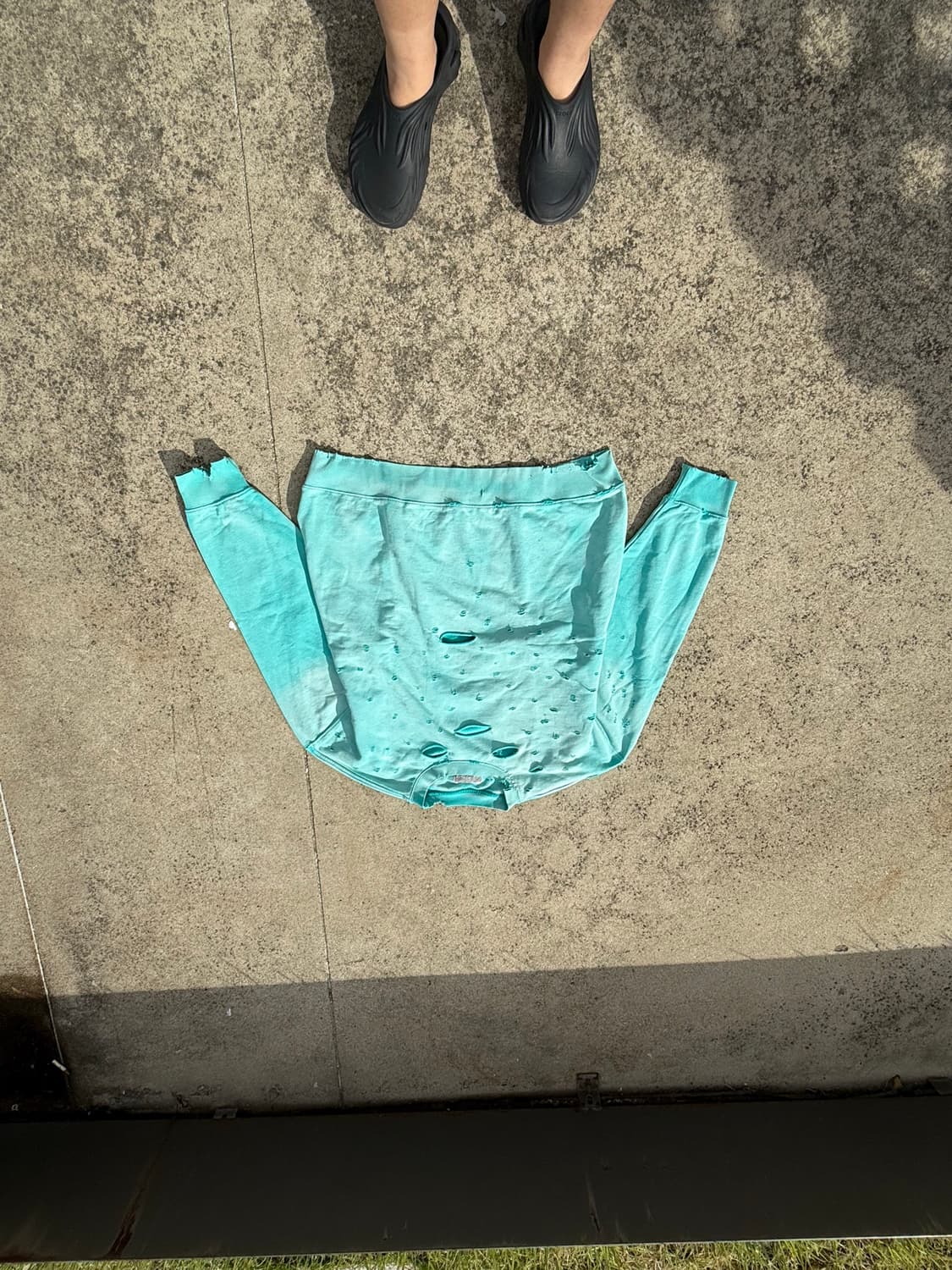 Distressed vintage faded mint 맨투맨 상품이미지7