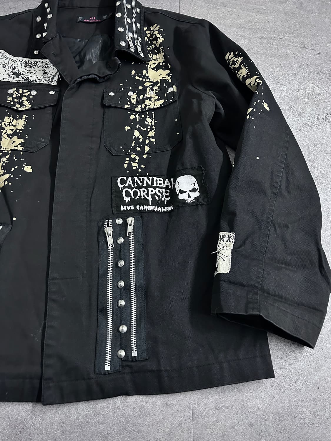 펑크 멀티 지퍼 셔츠 상품이미지5