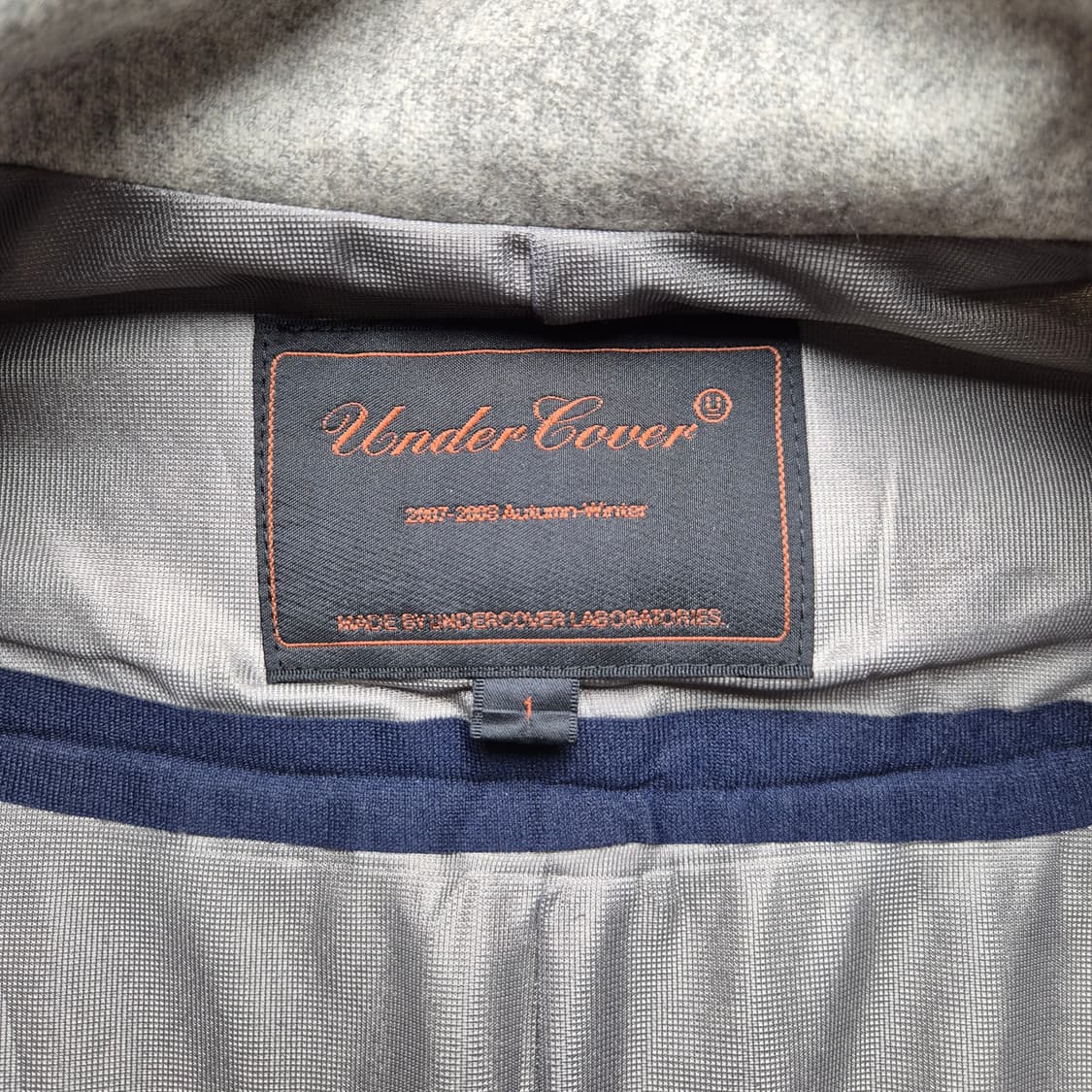 [1] 언더커버 07/08 A/W 레이어드 울 니트 자켓 상품이미지8