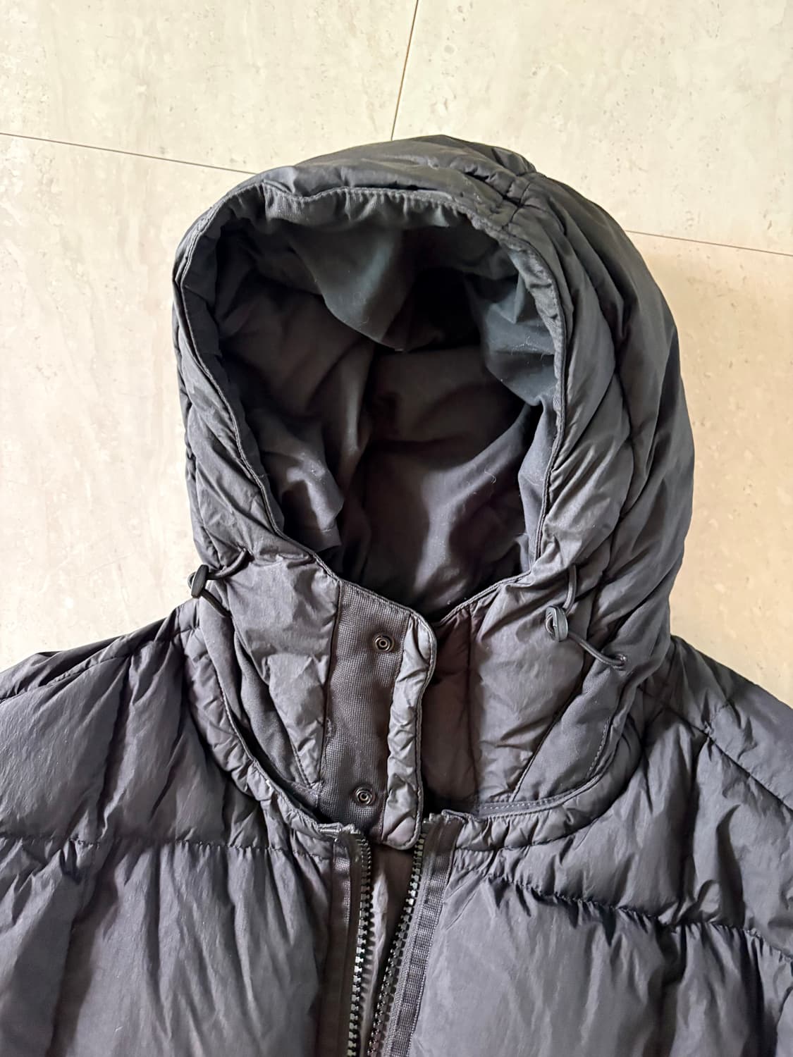 스톤아일랜드 크링클랩스 블랙 다운점퍼 XL 상품이미지3