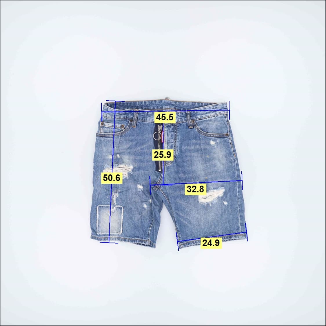 50 디스퀘어드2 데님 반바지 0320H1 상품이미지7