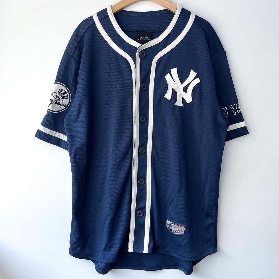 MLB 뉴욕 양키즈 베이스 볼 하프 져지 상품이미지3